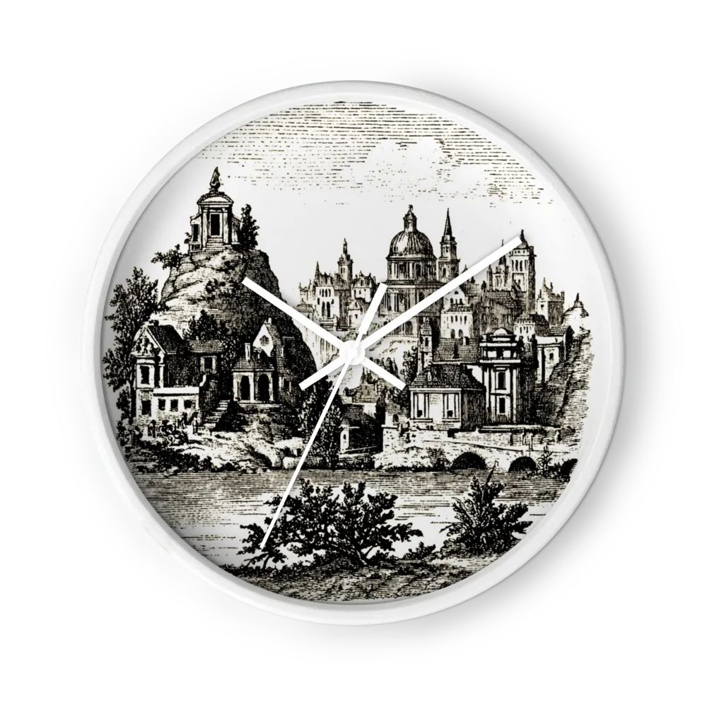 Classical Cityscape Engraving