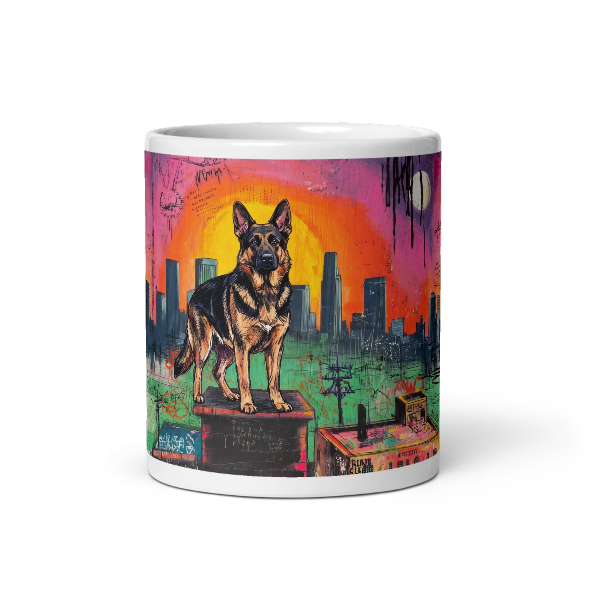 Street Art — Rooftop Guardian — Mug