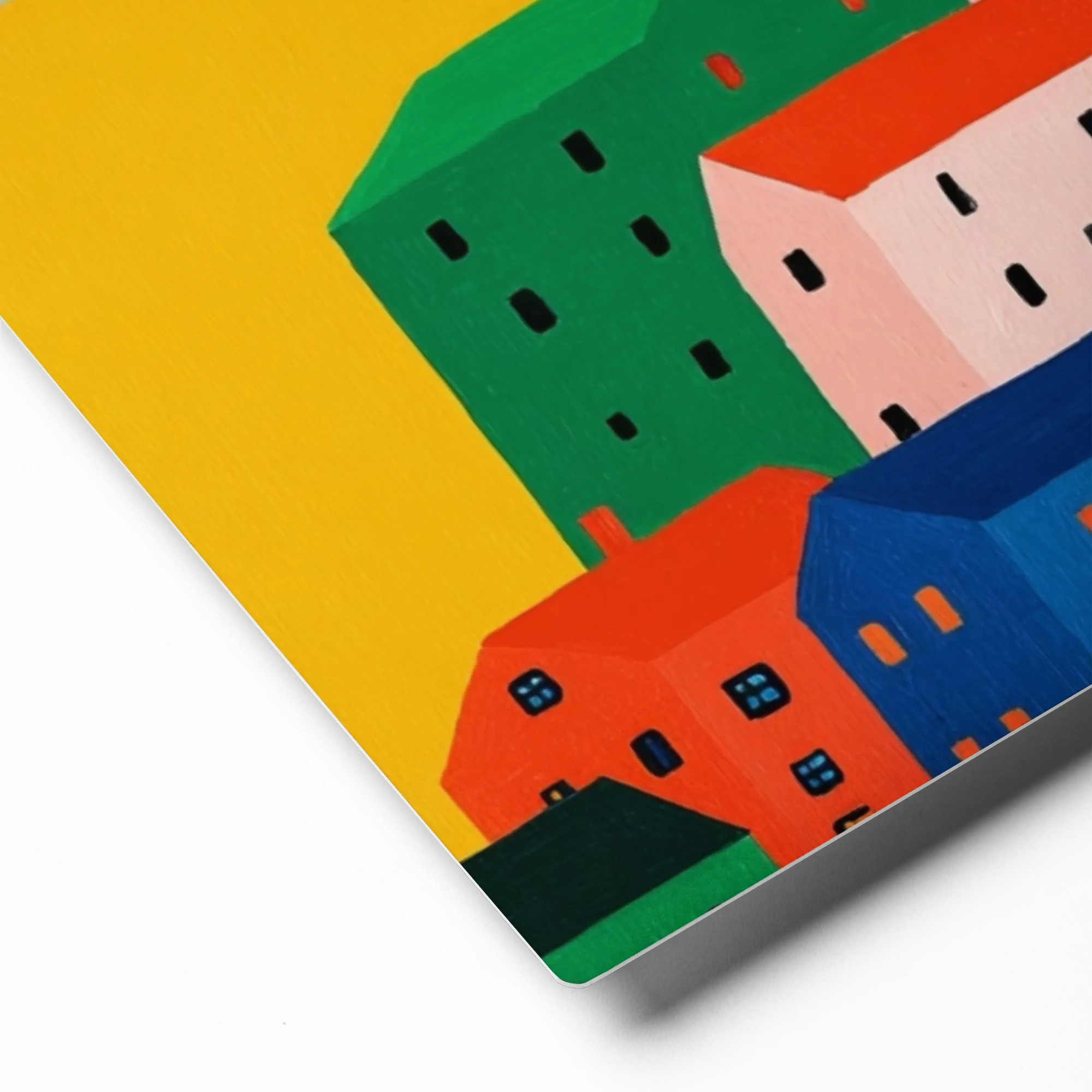Yellow Sky Village | Art Print