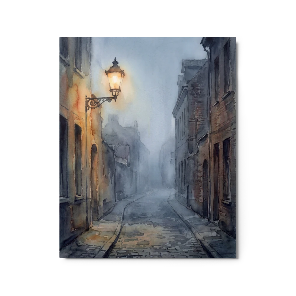 Whispers of the Foggy Alley | Art Print