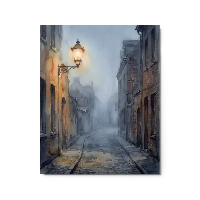 Whispers of the Foggy Alley | Art Print