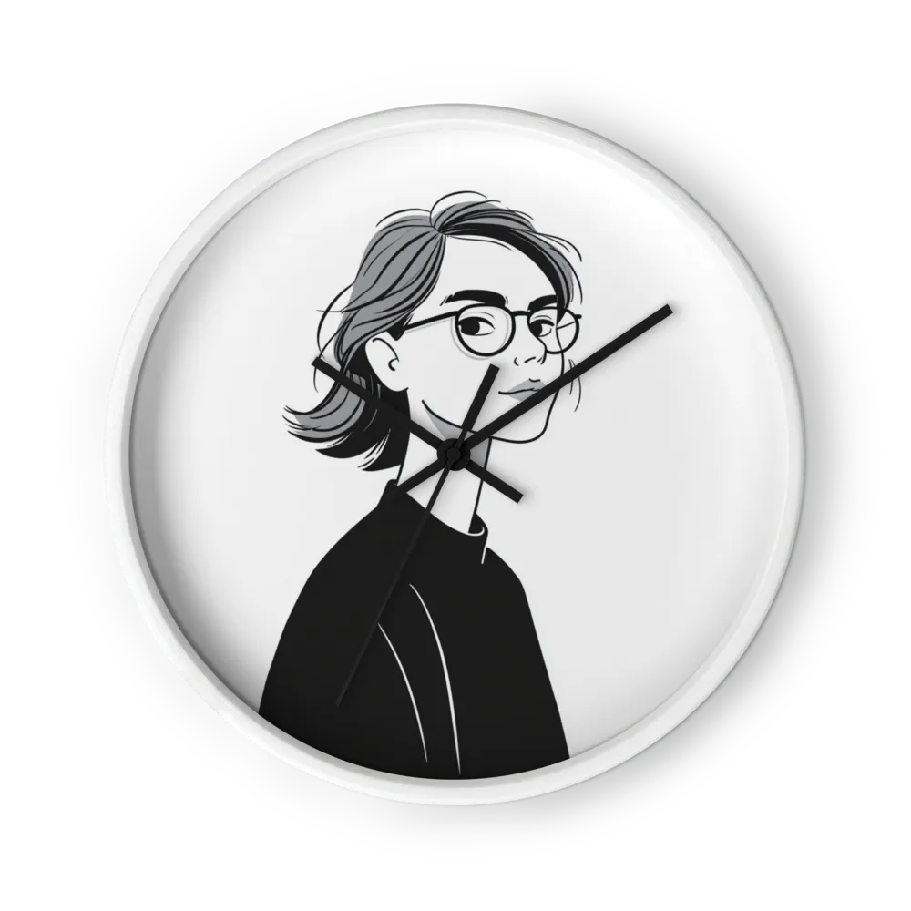 Girl with Glasses Portrait