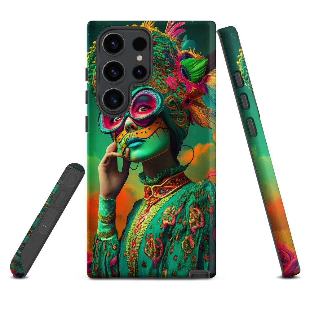 Surreal Portrait of Ornate Woman | Phone Case
