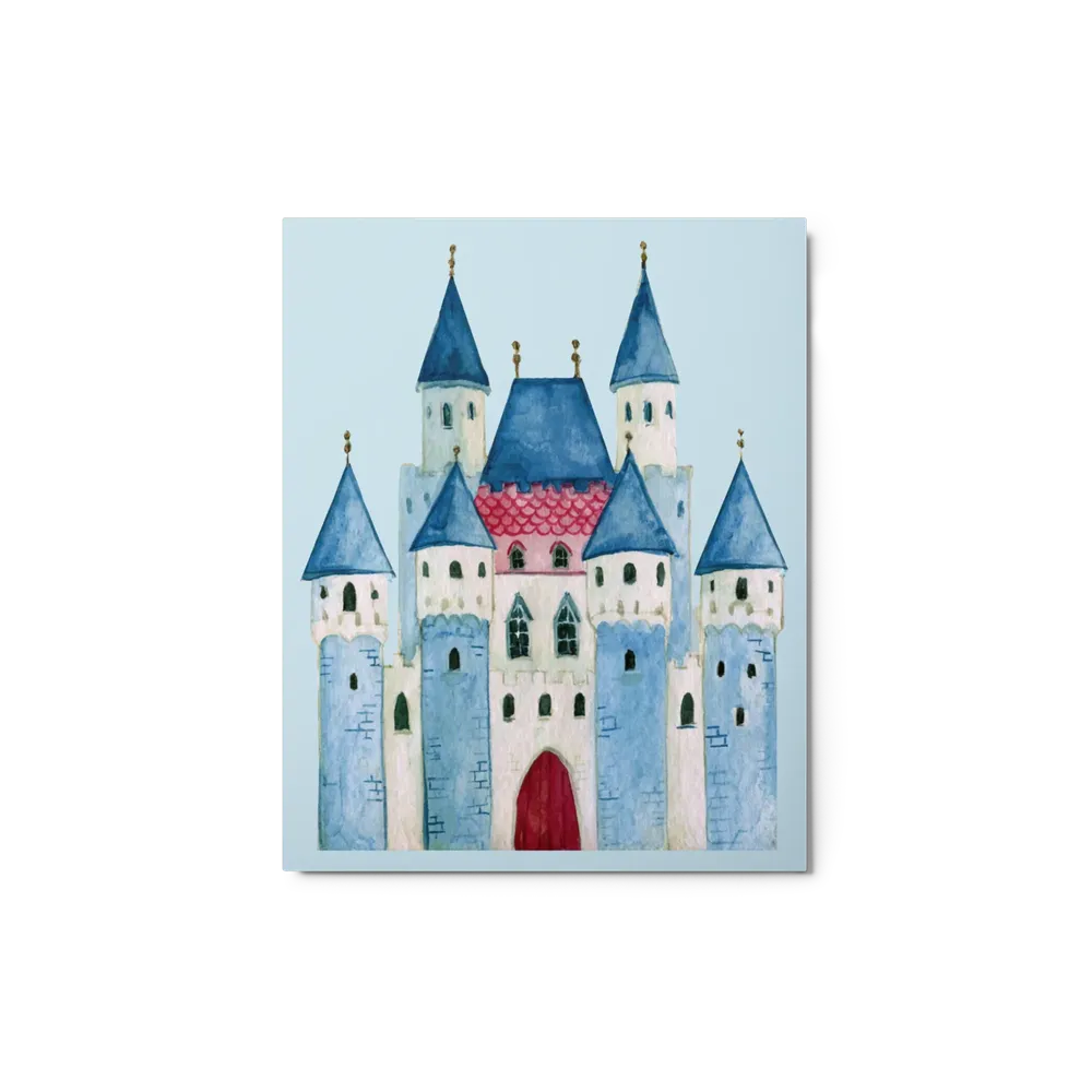 Whimsical Blue Castle | Art Print