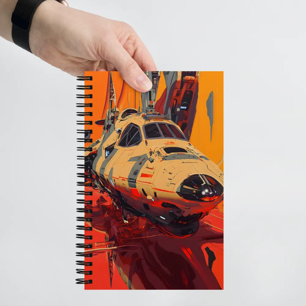 Hangar Bay Odyssey 
 Spiral Notebook | 140 pages
