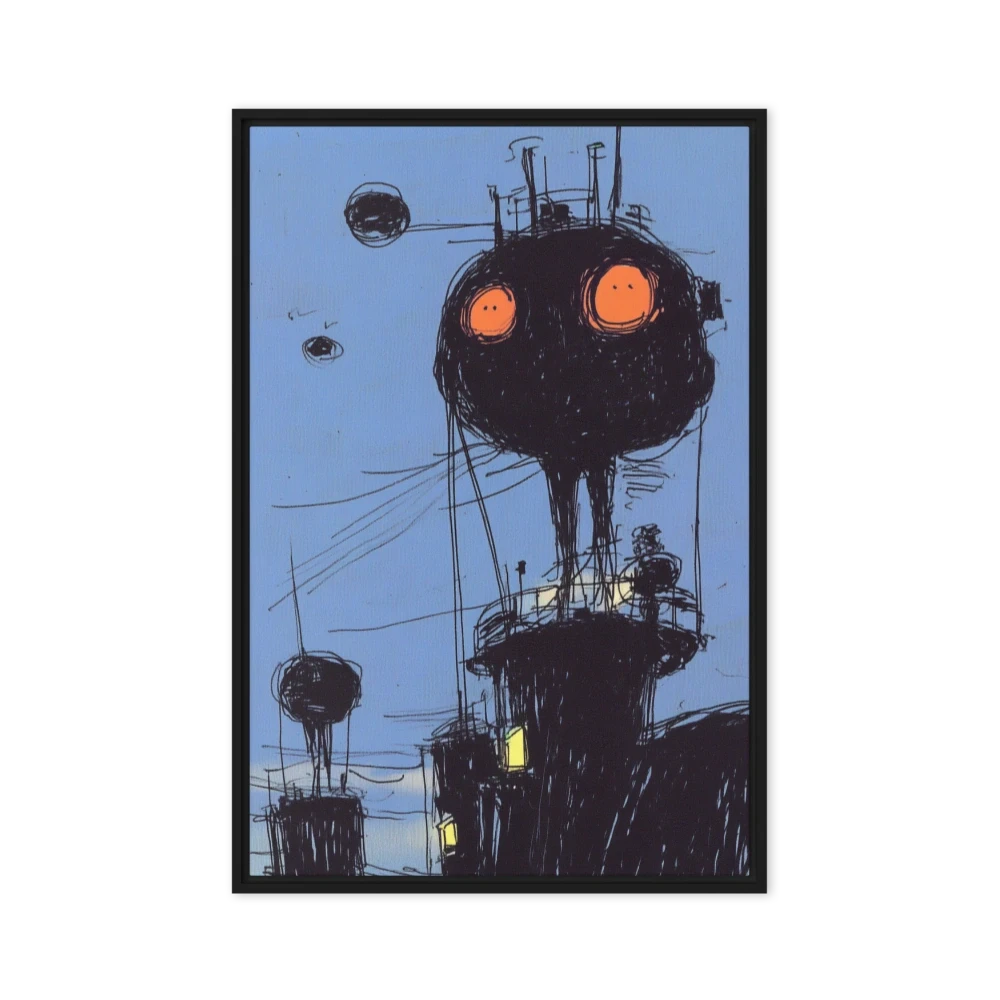 Surreal Robot Tower Sketch
