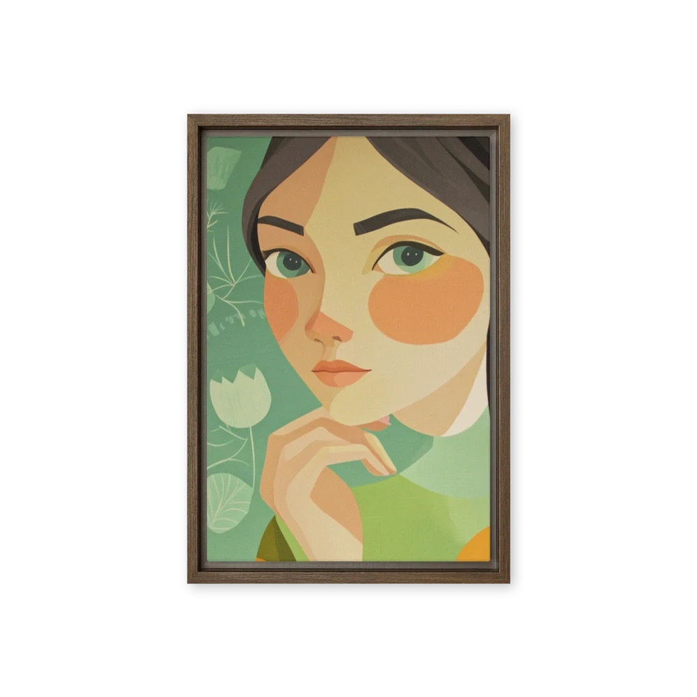 Modern Illustrative Portrait of a Woman