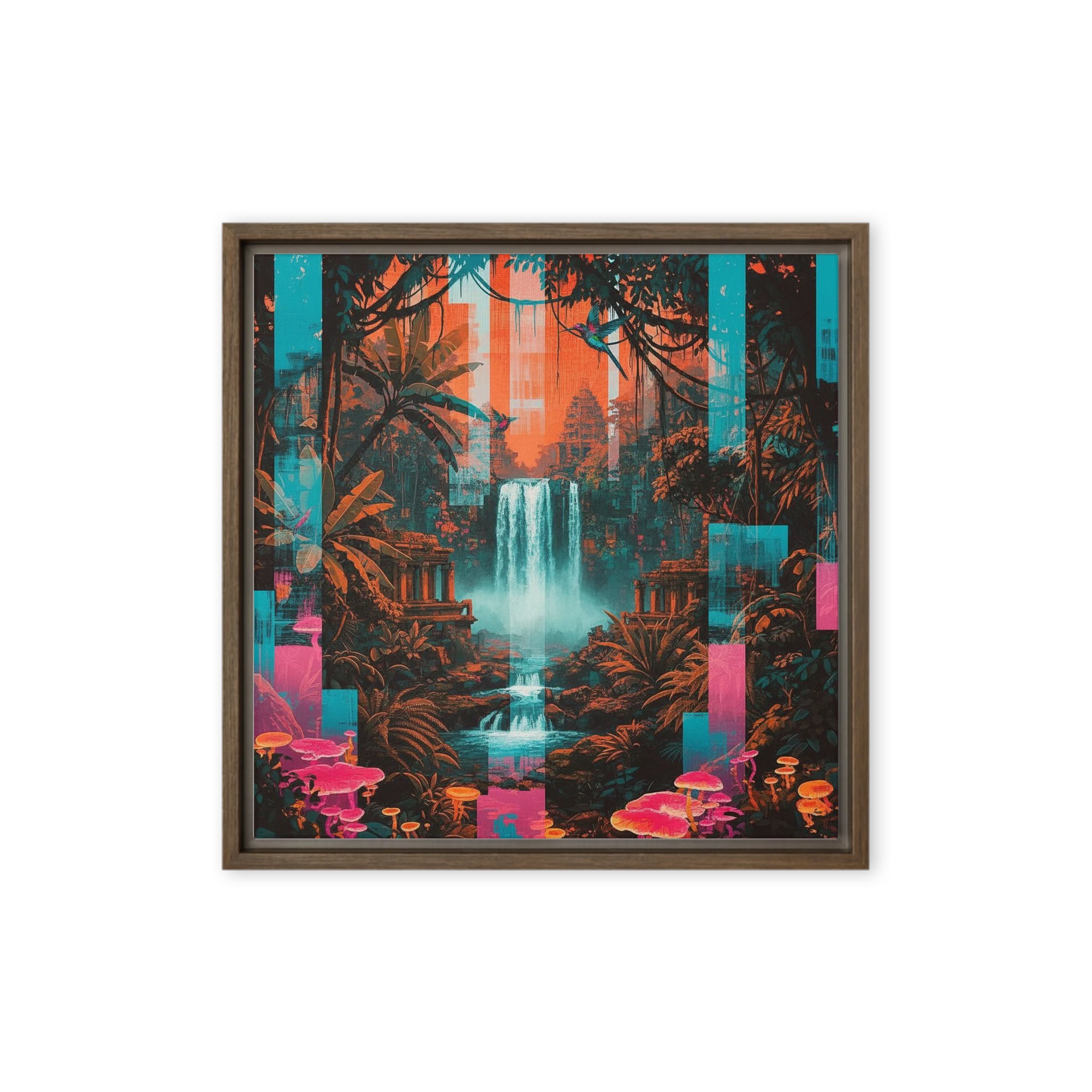 Jungle Glitch Dream | Art Print