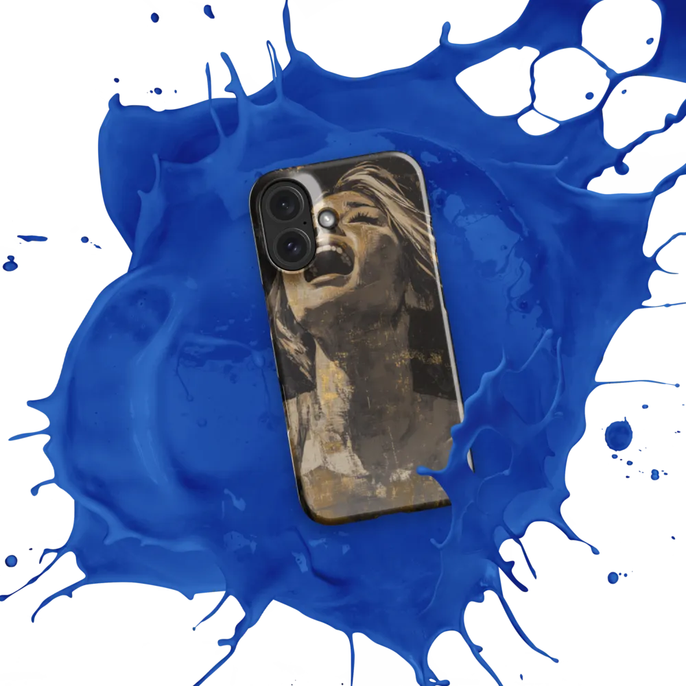 Golden Scream 
 iPhone 14 Plus | Tough Case