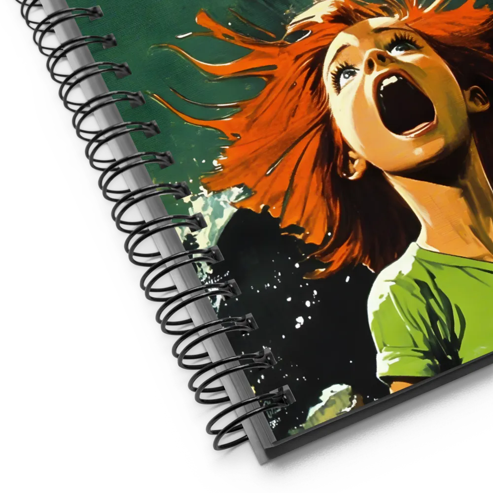 The Scream of the Sea 
 Spiral Notebook | 140 pages
