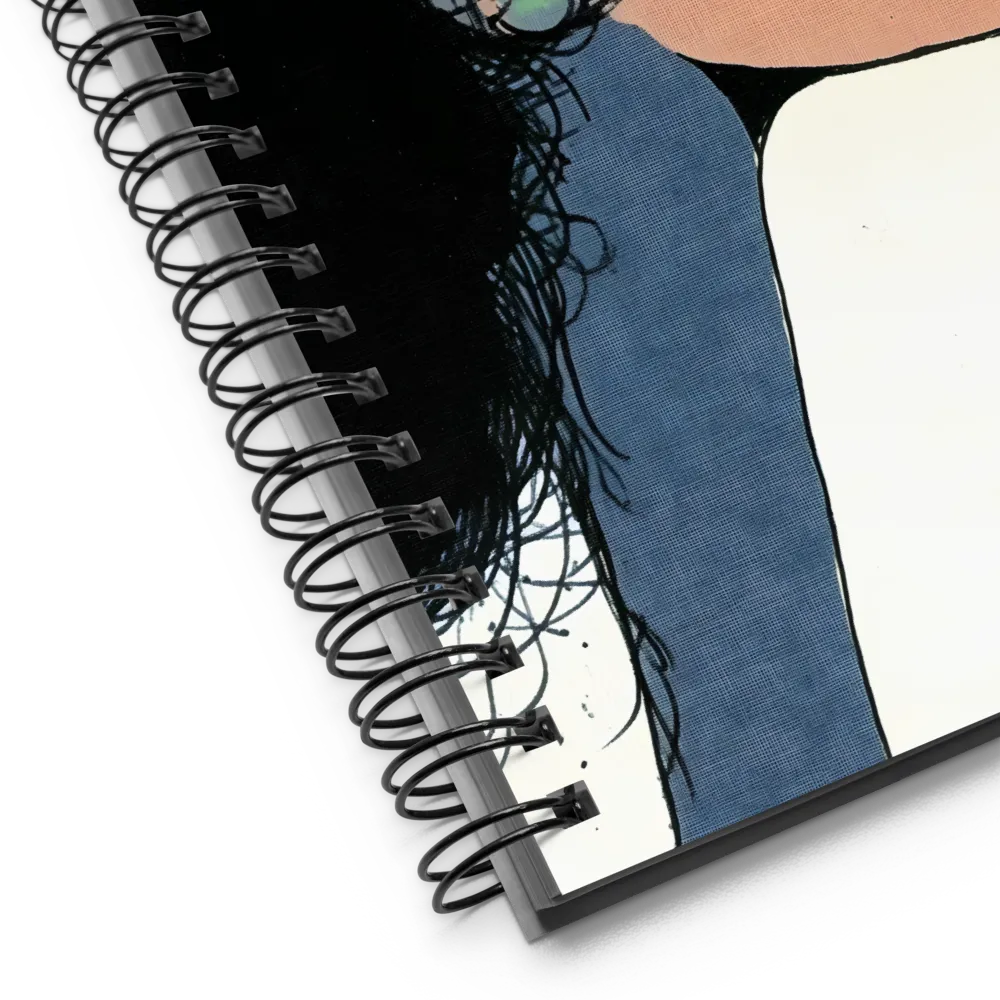 Girl in Profile 
 Spiral Notebook | 140 pages