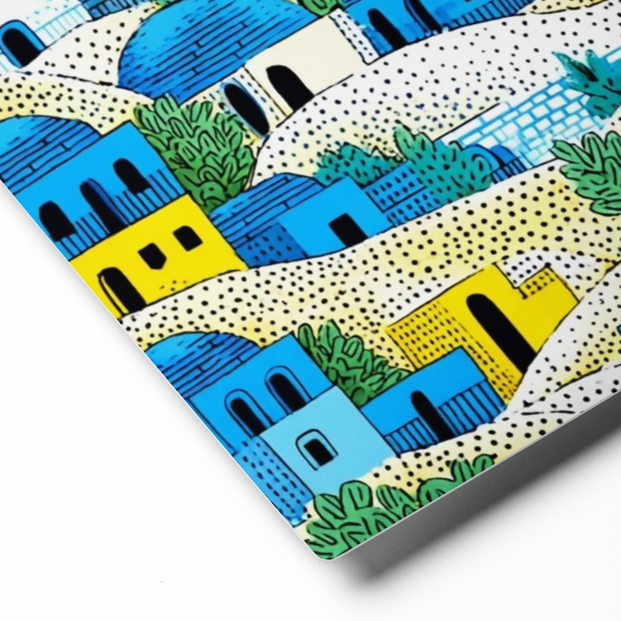 Santorini Sunshine 
 Canvas | 28″x 28″