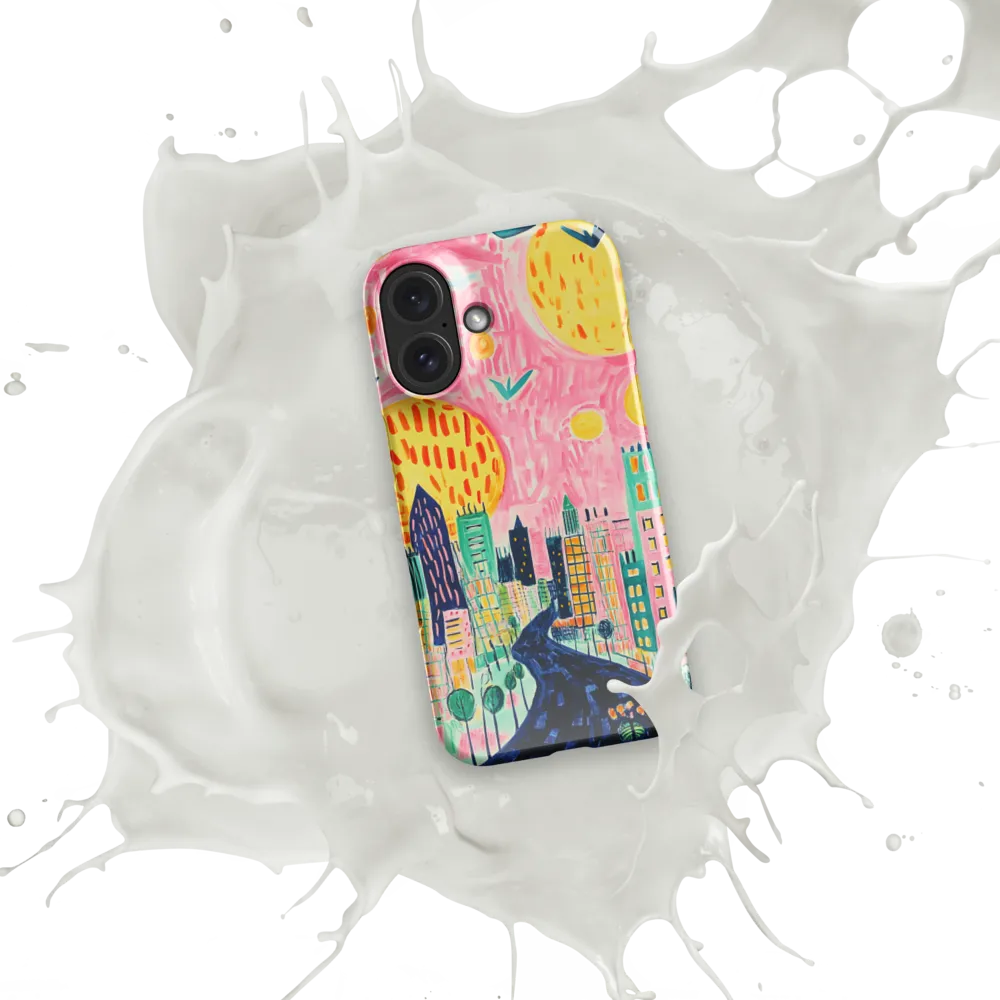Vibrant Cityscape Odyssey 
 iPhone 15 Pro Max | Snap Case