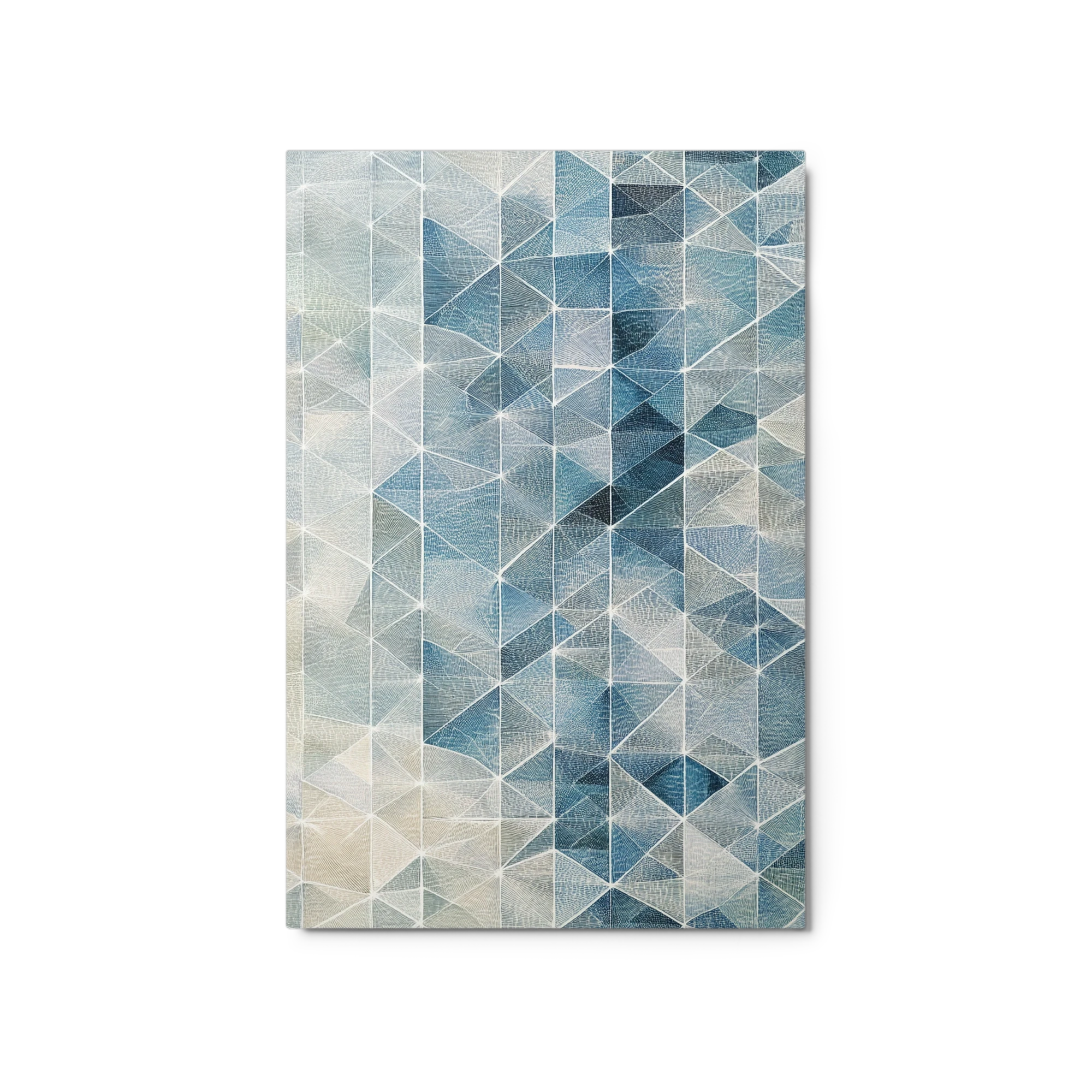 Abstract Geometric Blue Pattern