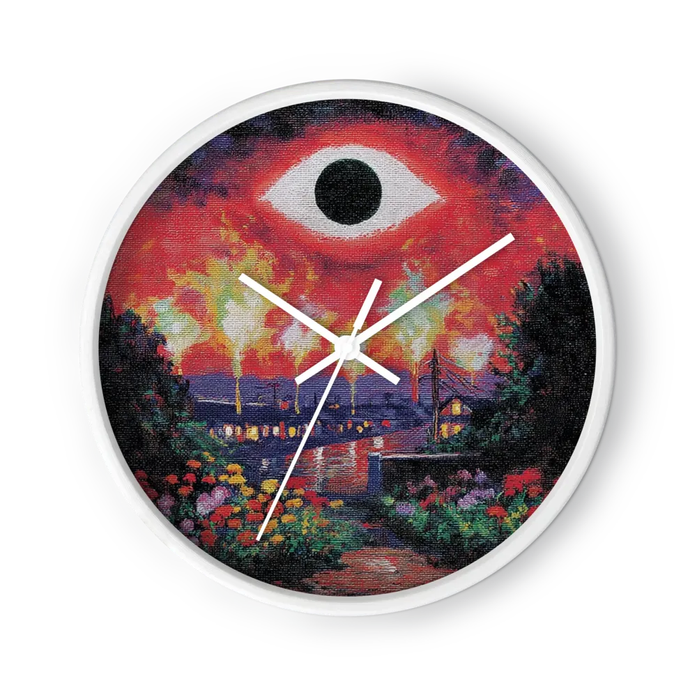The Watchful Sky | Wall Clock