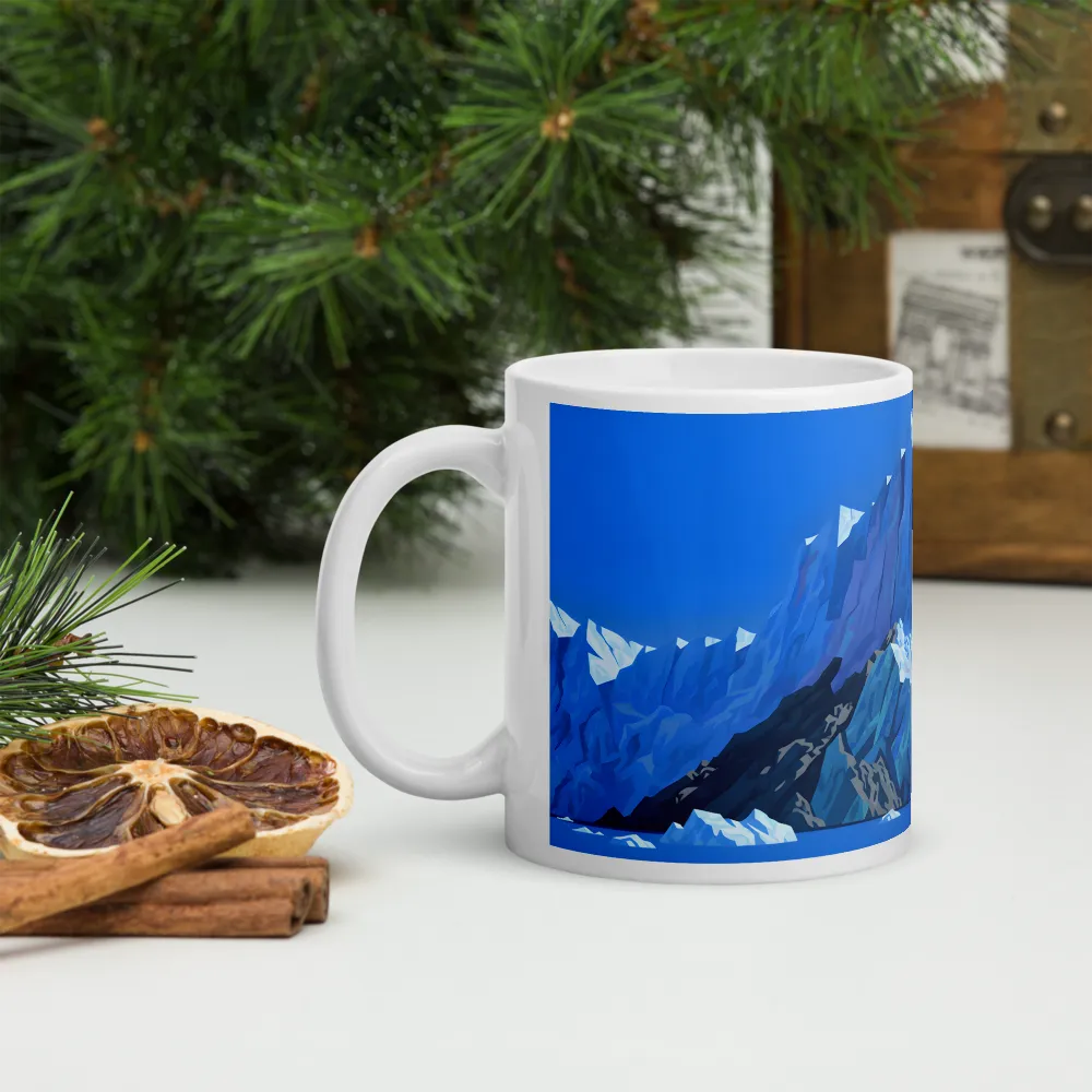 Blue Glacier 
 Mug with Red inside | 15 oz