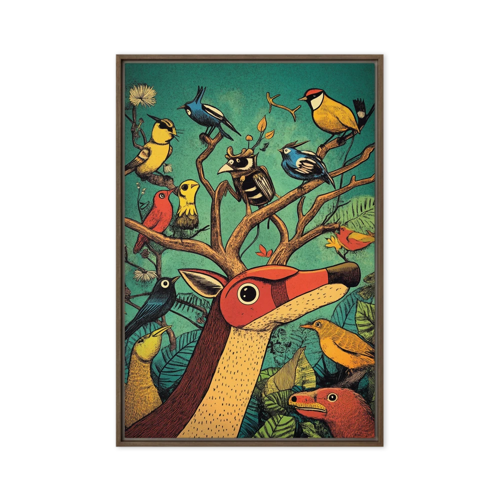 Whimsical Forest Friends | Art Print