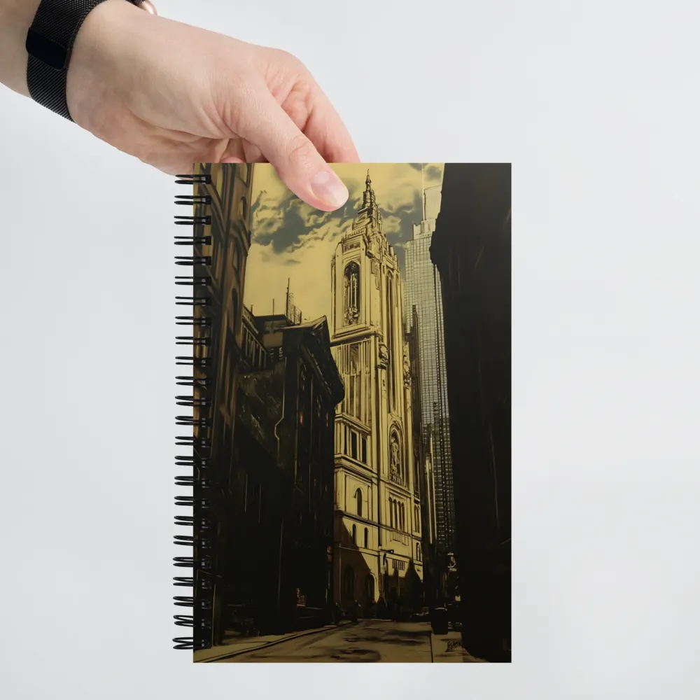 City's Golden Echo 
 Spiral Notebook | 140 pages