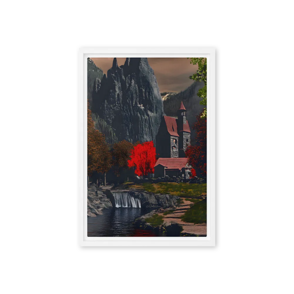 Crimson Foliage Sanctuary | Art Print