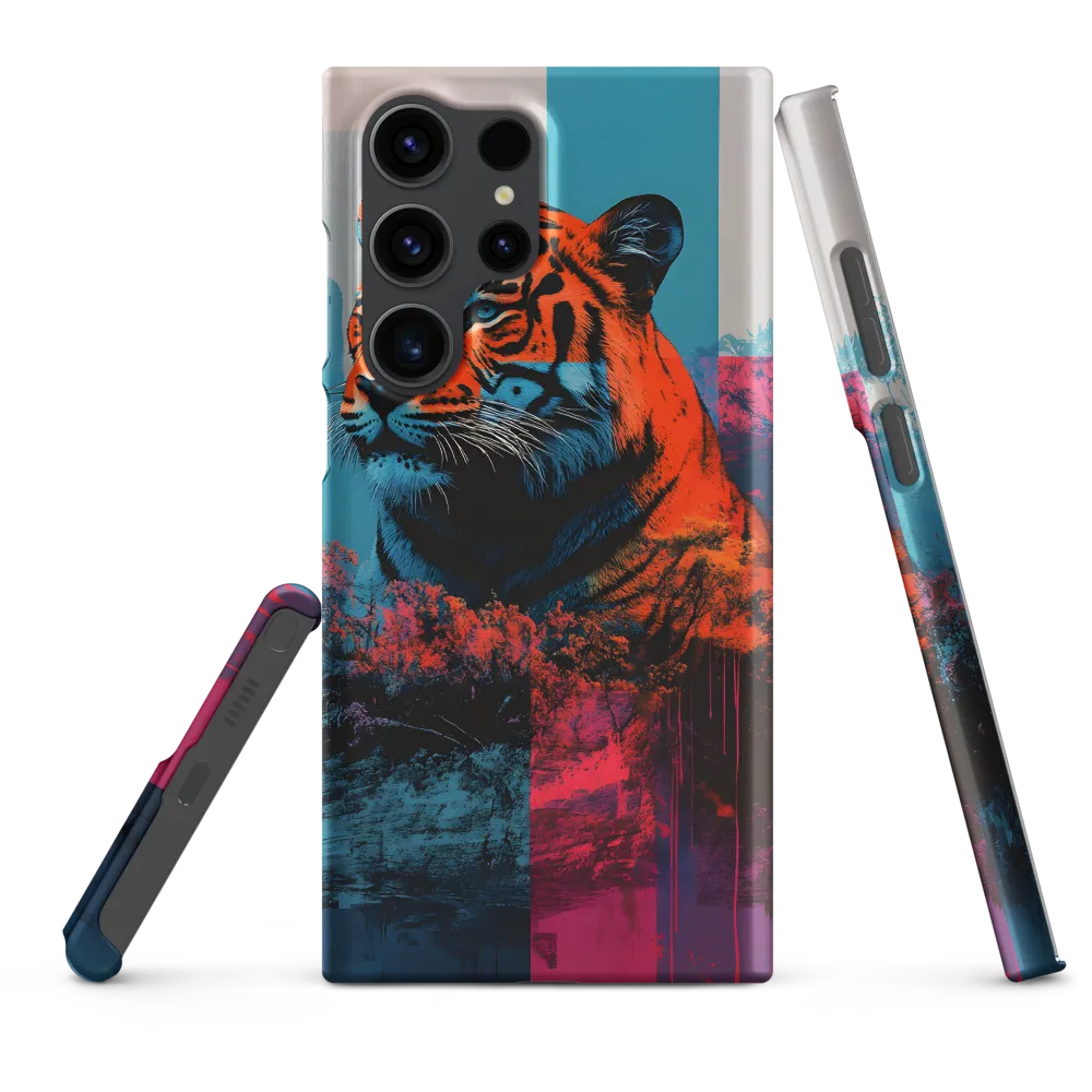 Tiger in Abstract Color | Phone Case