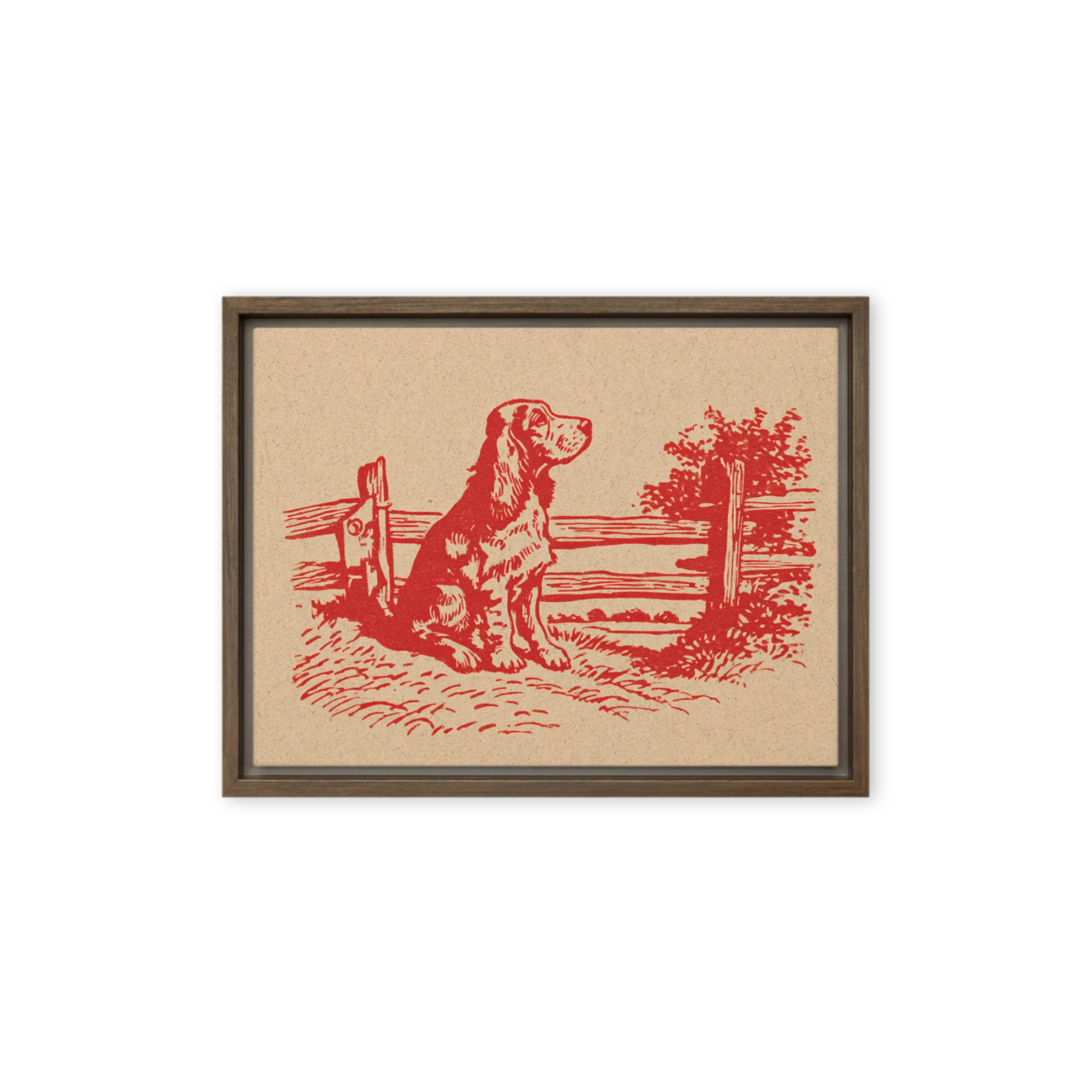 Crimson Ink and Linocut Vignettes — Stippled relief printing