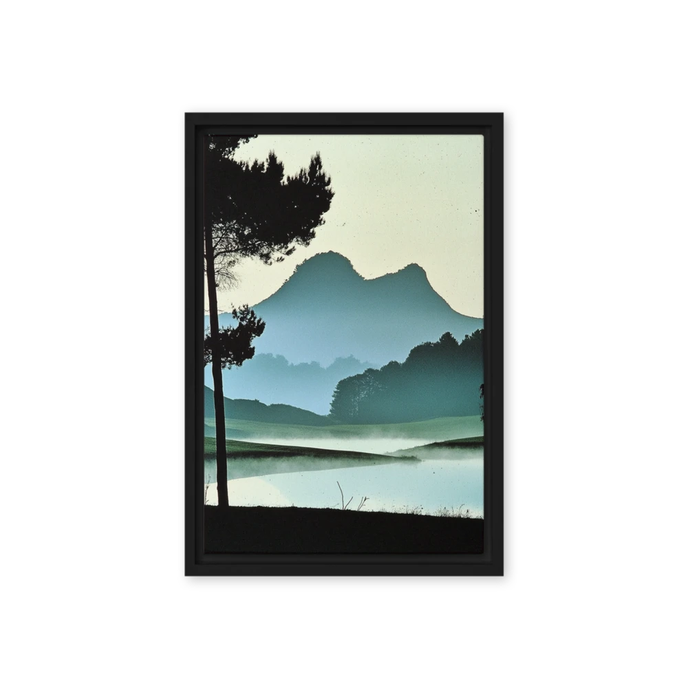 Misty Mountain Serenity | Art Print