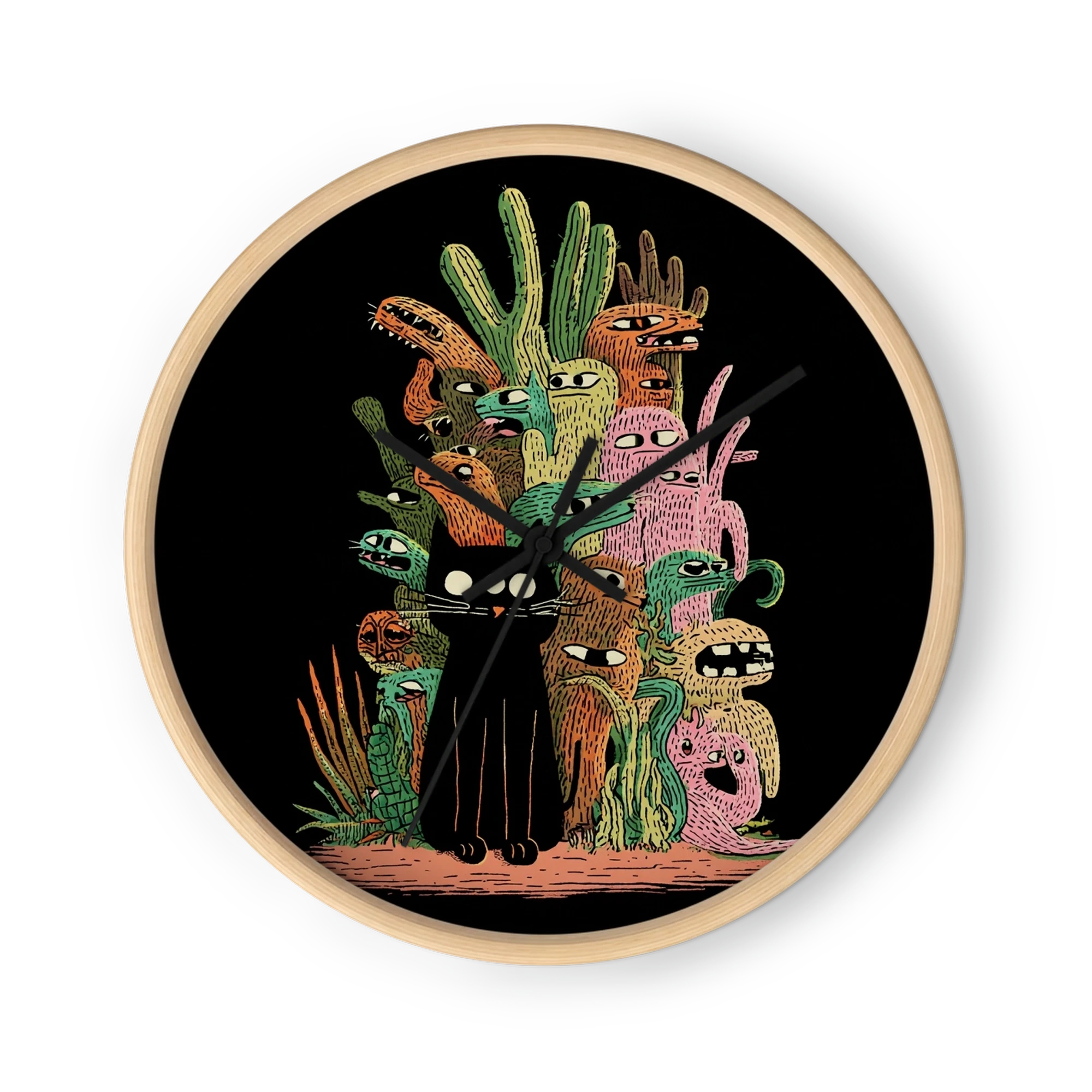 Three Eyed Cat and Cactus Monsters