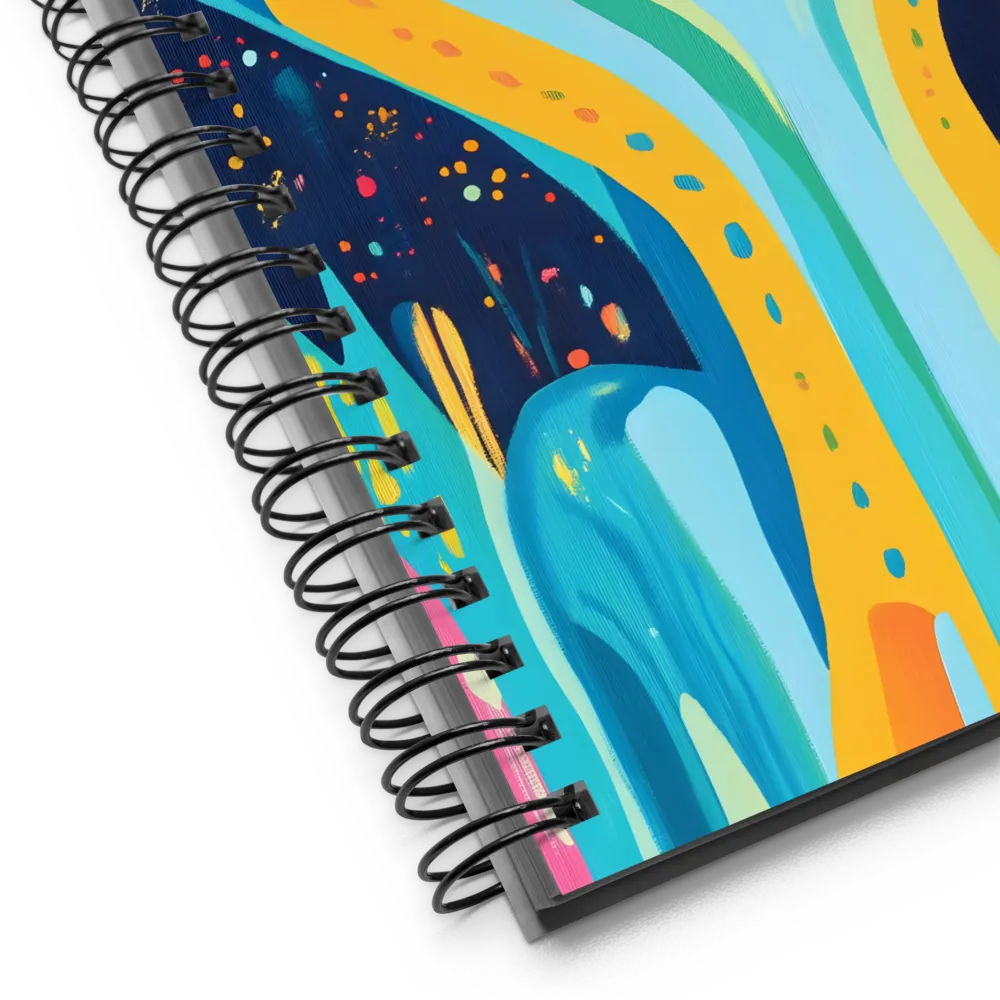 Abstract Cosmic Eye 
 Spiral Notebook | 140 pages