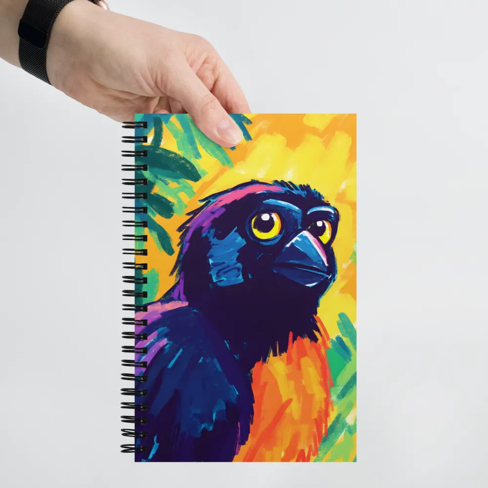 Expressive Jungle Bird 
 Spiral Notebook | 140 pages