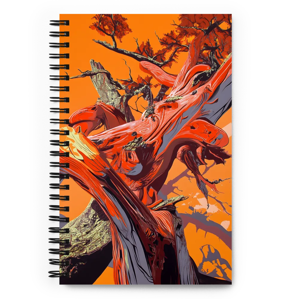 Tangled Ember Tree 
 Spiral Notebook | 140 pages