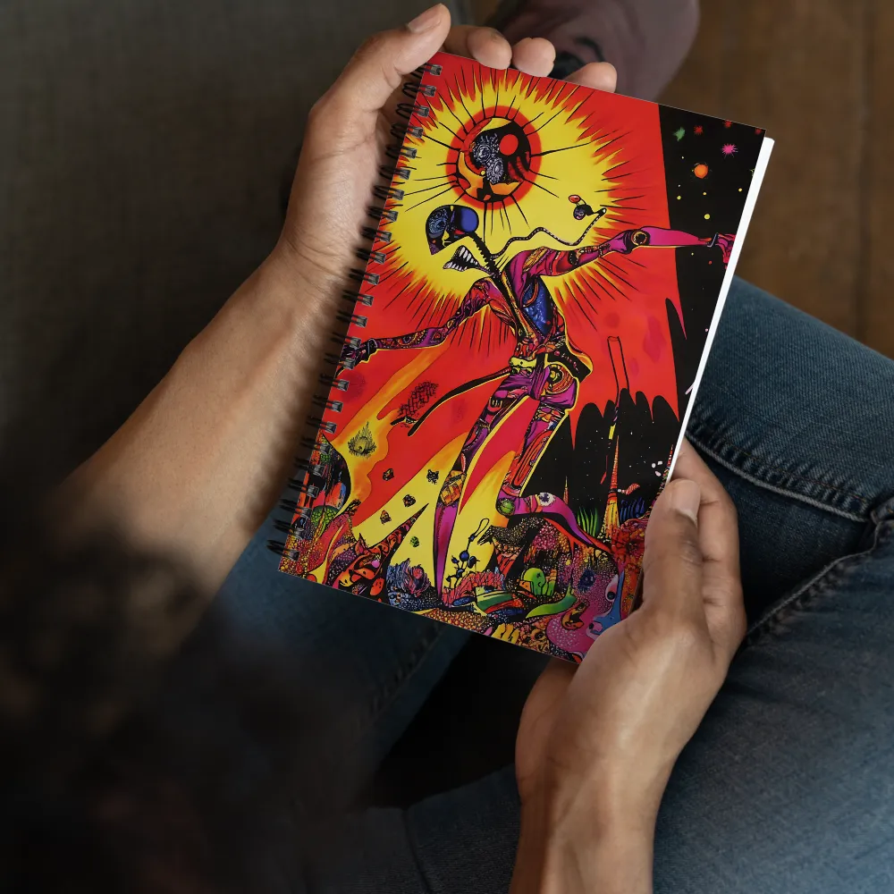 The Cosmic Scream 
 Spiral Notebook | 140 pages