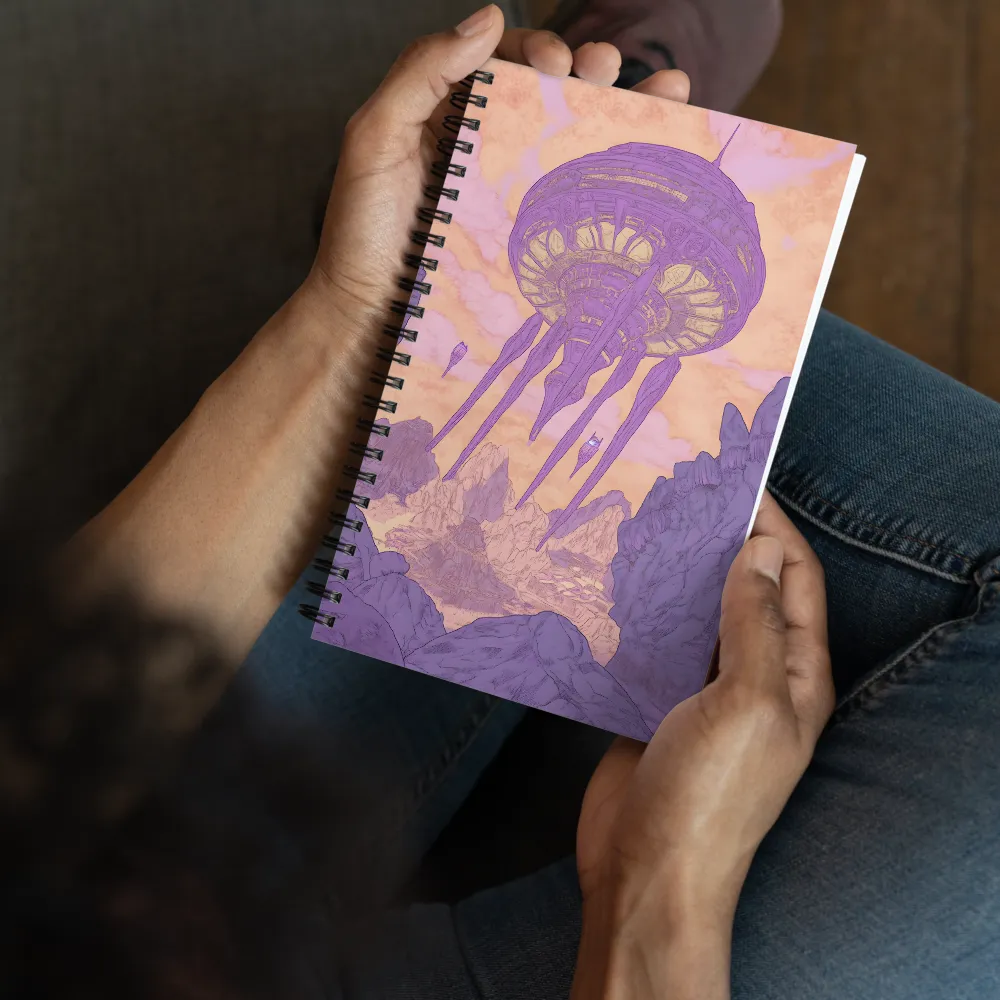 Floating Metropolis 
 Spiral Notebook | 140 pages