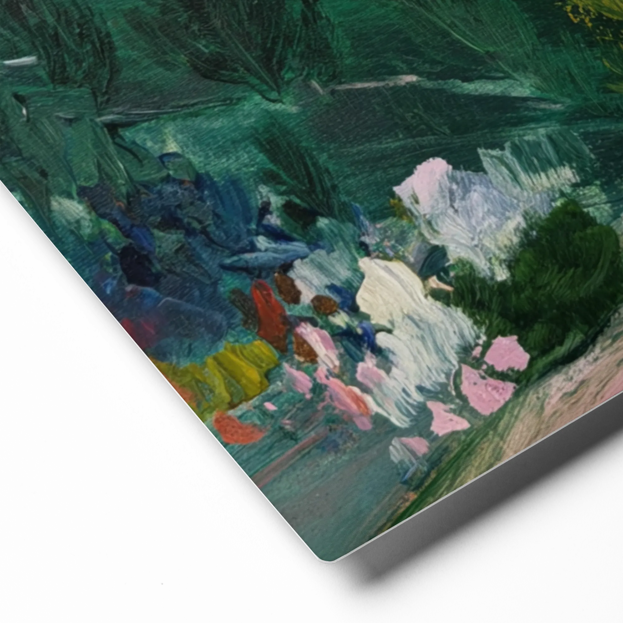 Impressionist Green Hills | Art Print
