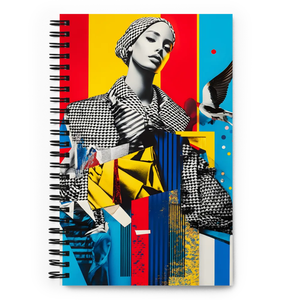 Geometric Pop Fashion 
 Spiral Notebook | 140 pages