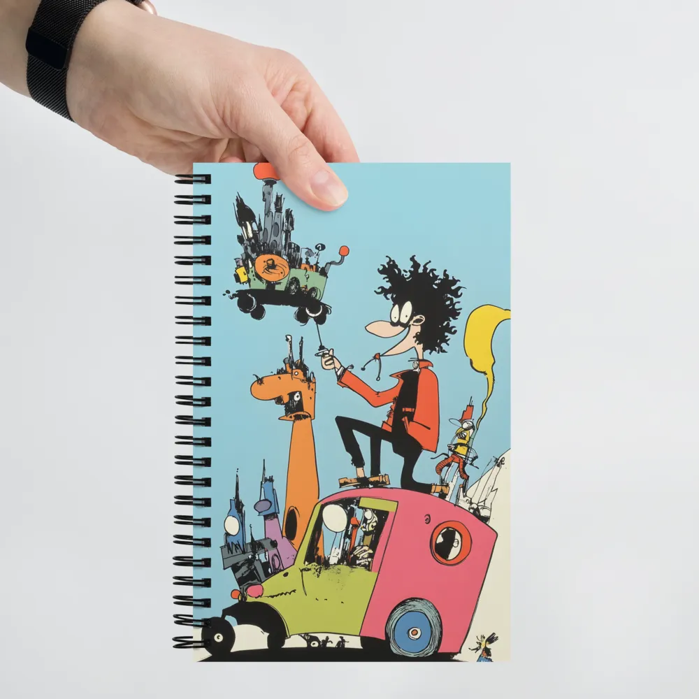 Fantastical Vehicle Adventure 
 Spiral Notebook | 140 pages