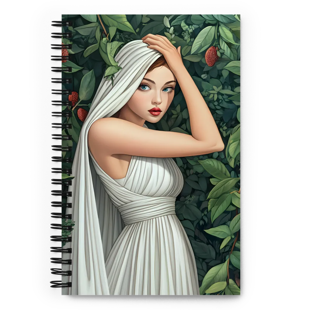 Enigmatic Forest Muse 
 Spiral Notebook | 140 pages
