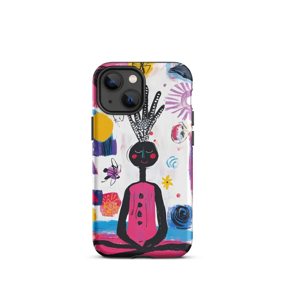 Abstract Meditating Figure | Phone Case