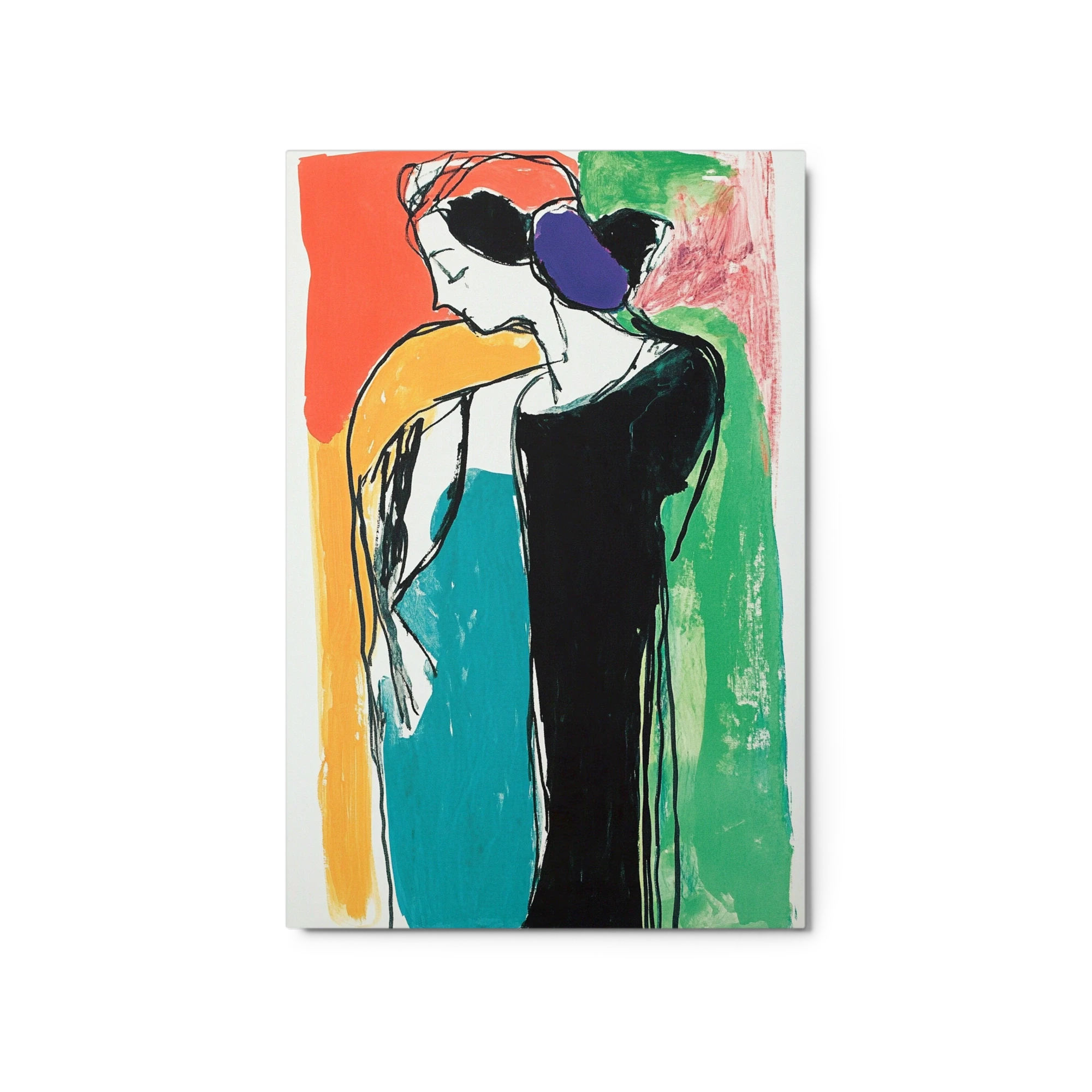 Expressionist Female Figure Painting