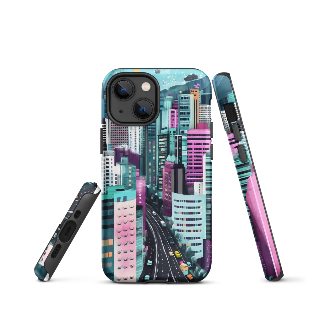 Colorful Urban Cityscape | Phone Case