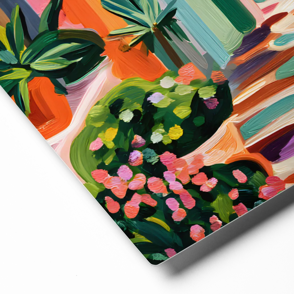 Vibrant Alleyway Charm 
 Canvas | 18″x 18″