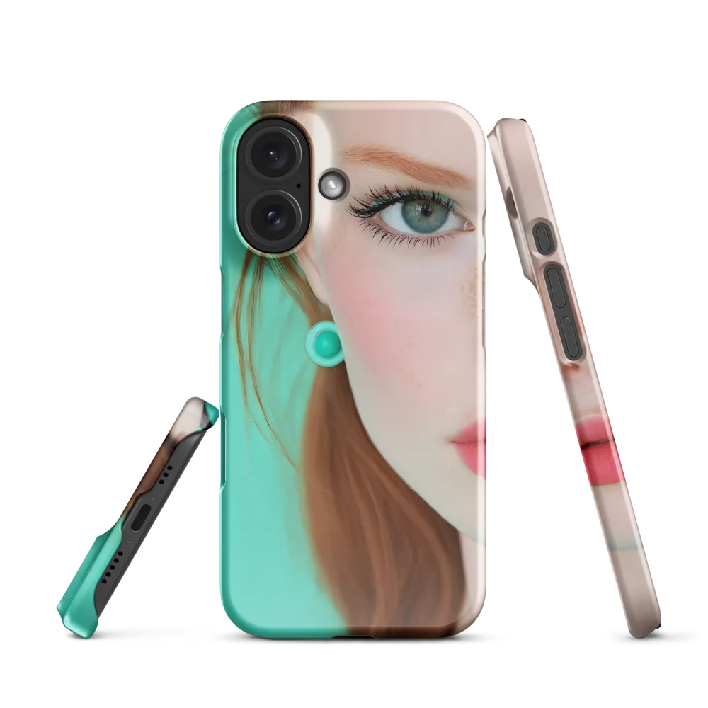 Teal and Pink Gaze 
 Samsung Galaxy S10e | Tough Case