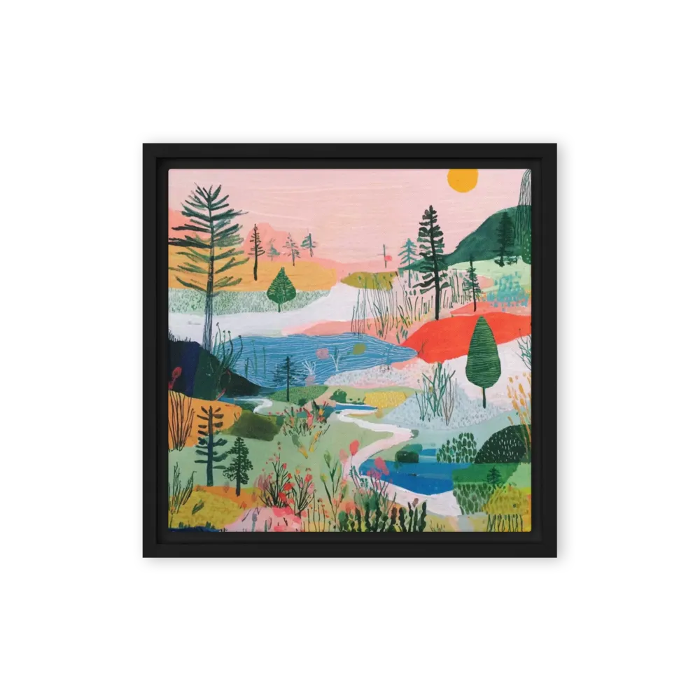 Pastel Valley Sunrise 
 Canvas | 26″x 26″