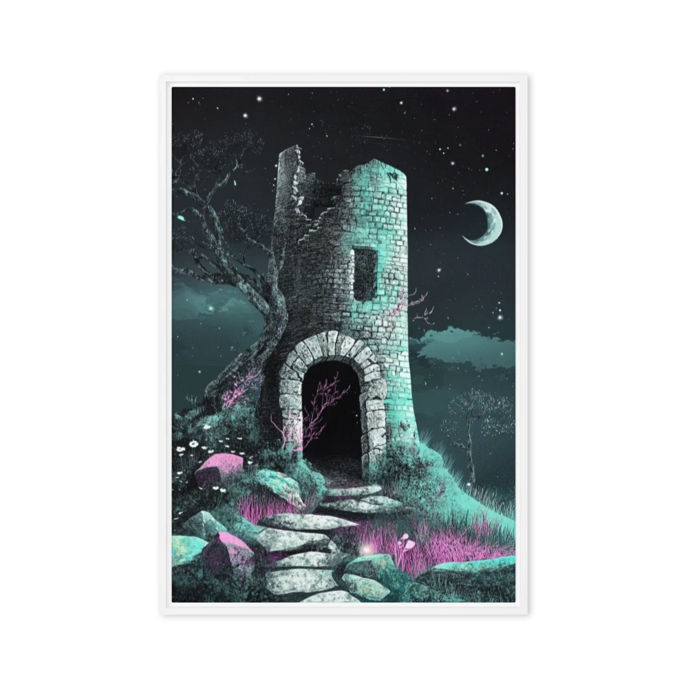 Moonlit Ruin's Embrace