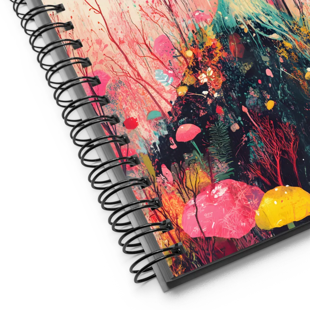 Enchanted Mushroom Forest 
 Spiral Notebook | 140 pages