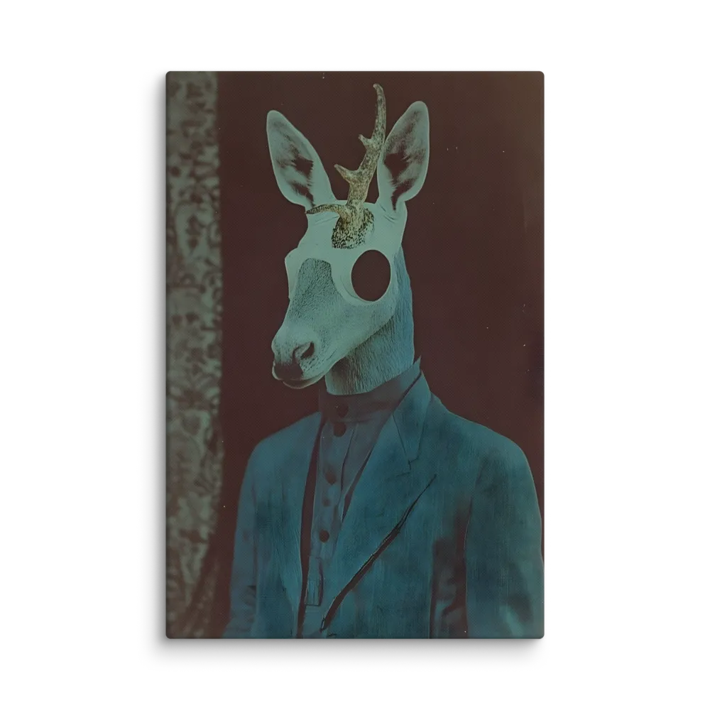 The Antlered Gentleman 
 Canvas | 32″x 48″