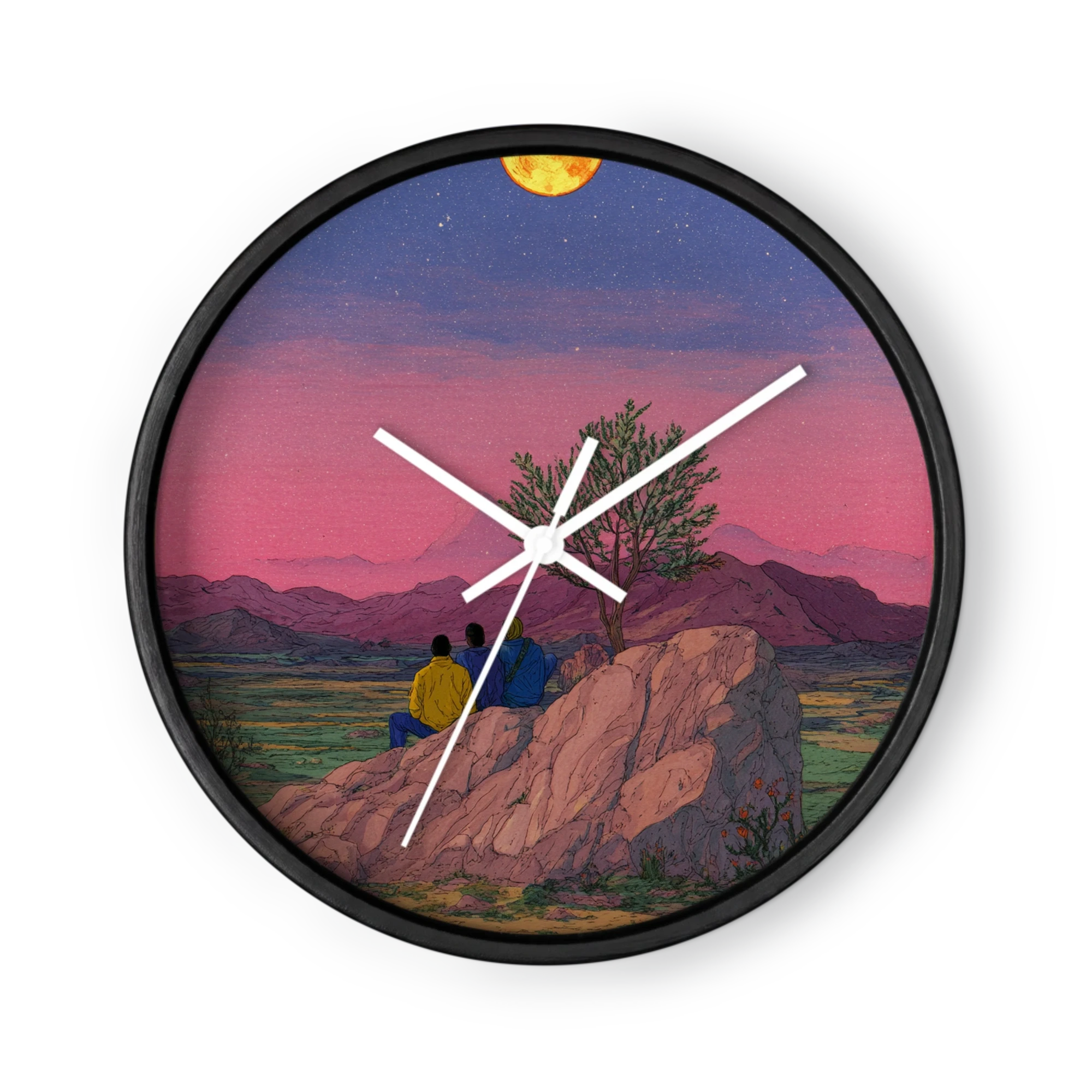 A Full Moon Over Pink Hills — Dusk On The Dial