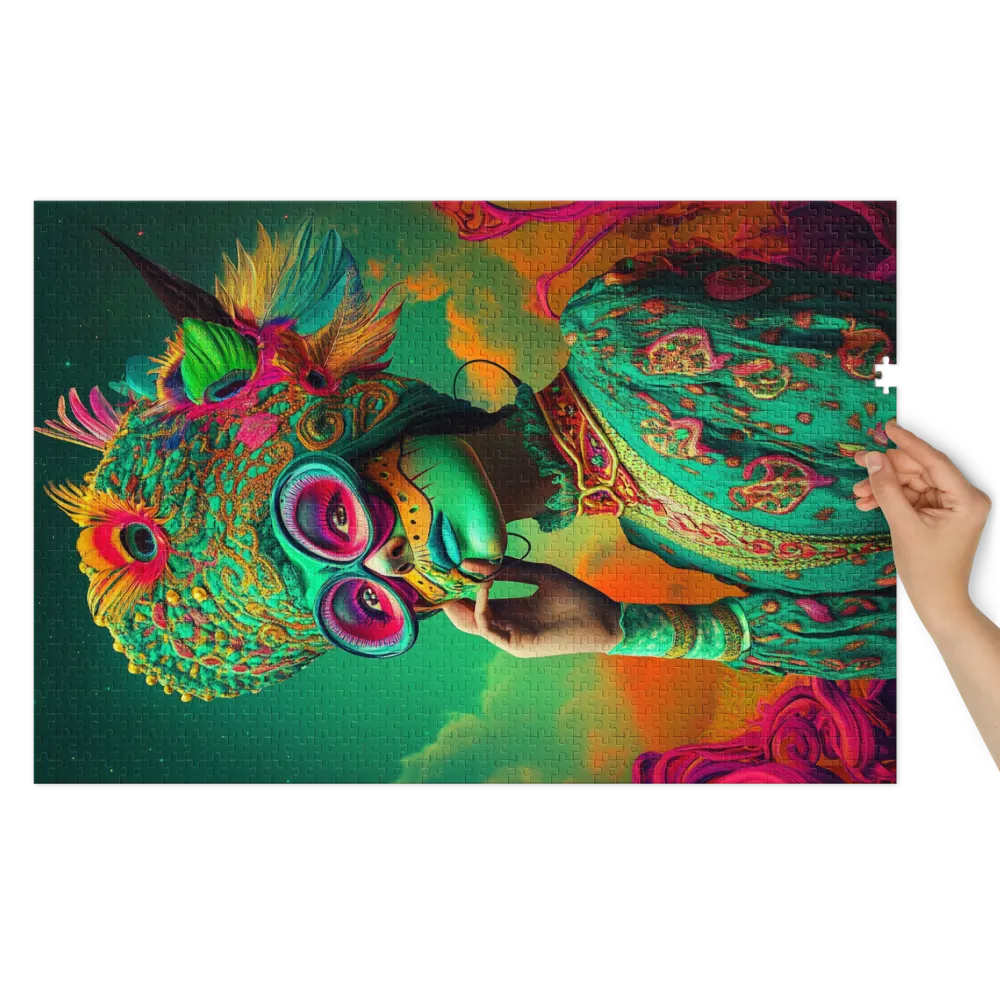 Surreal Portrait of Ornate Woman | Jigsaw Puzzle (252/520 pieces)