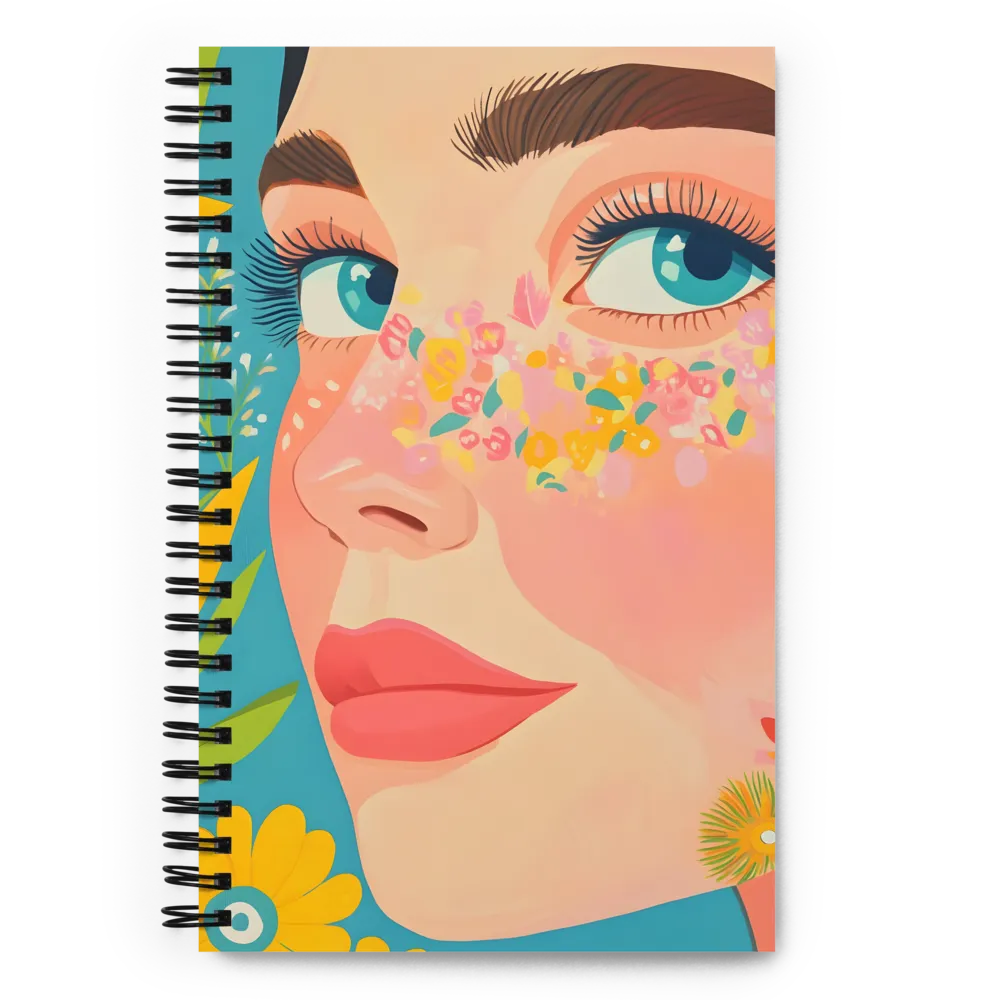 Flowering Gaze 
 Spiral Notebook | 140 pages