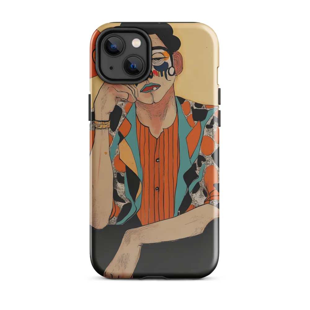 Pensive Figure 
 iPhone 16 Pro | Tough Case