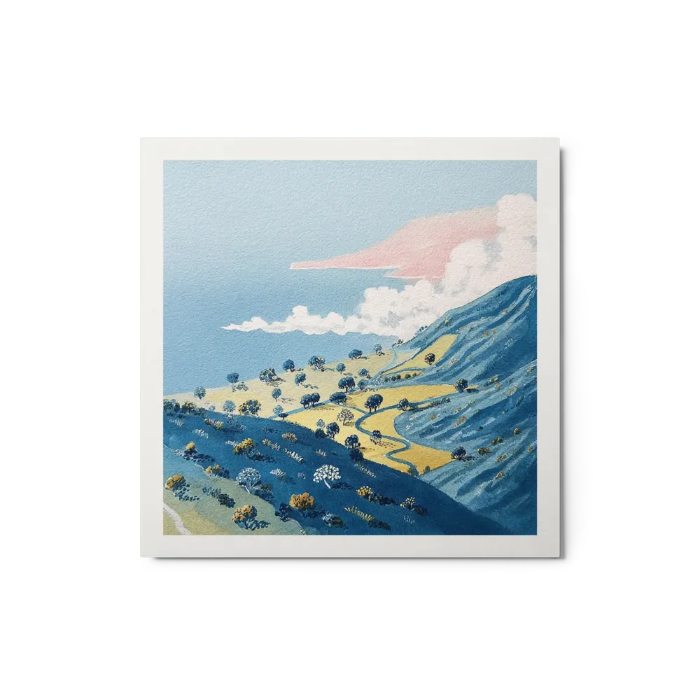 Pastel Hillside at Dusk | Art Print